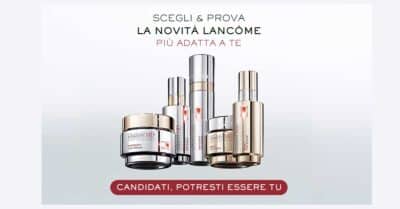 Diventa tester Lancôme Longevity 2026, ricevi gratis Anticipate Intercept o Reset The Cream