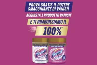 Vanish provami gratis 2026 rimborso fino a 13 euro su gel polvere e spray