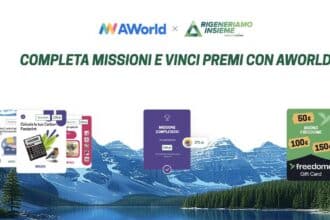 Community Rigeneriamo Insieme di Levissima con premi e vantaggi per chi si iscrive
