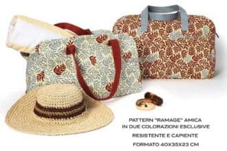 Maxi Bag allegata ad Amica luglio 2026, collezione Icon Bags pattern Ramage in due colorazioni