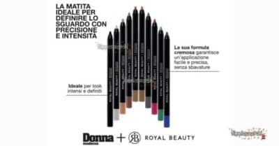 Donna Moderna ottobre 2026 allegato matita occhi Royal Beauty edicola 2,50 euro