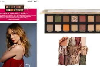 rivista F numero 21 2026 omaggio palette ombretti Catrice Safari Fever Slim 14 colori edicola