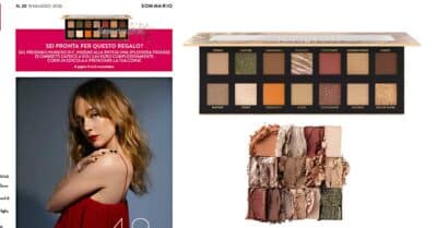 rivista F numero 21 2026 omaggio palette ombretti Catrice Safari Fever Slim 14 colori edicola