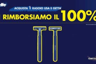 cashback Gillette Rimborsa Usa e Getta rimborso 100% rasoio monouso 2026