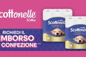 cashback Scottonelle Finiper rimborso carta igienica