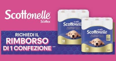 cashback Scottonelle Finiper rimborso carta igienica