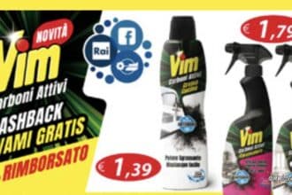 cashback Vim Carboni Attivi provami gratis rimborso 100% prezzo