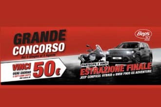 Concorso Bep's 30 anni instant win Gift Card Jeep Compass BMW F 900 GS estrazione finale