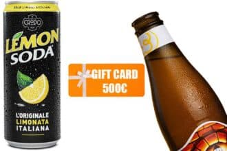 Concorso Ceres Lemonsoda vinci la spesa gift card WhatsApp instant win