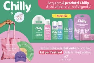 concorso Chilly Vinci l'Iconico Kit da Festival 2026 instant win detergente intimo