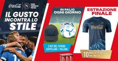 concorso Coca-Cola Piccolo SSC Napoli premi