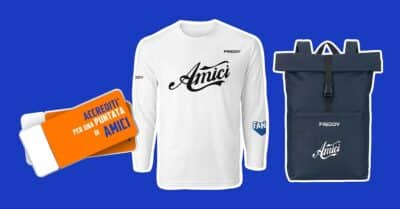 concorso Bevi Fanta Vinci Amici 2026 premi zaino t-shirt Freddy experience Pomeridiano