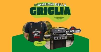 concorso Fileni I Campioni della Griglia 2026 grembiule instant win barbecue Napoleon