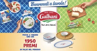 Concorso Galbani Benvenuti a Tavola premi stoviglie instant win estate 2026