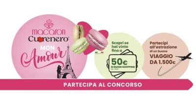 Concorso Macaron CuoreNero Mon Amour buoni Wish viaggio
