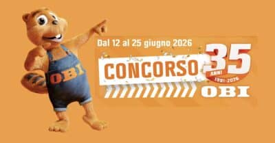 Concorso OBI 35 anni Instagram instant win Gift Card voucher progetto premi