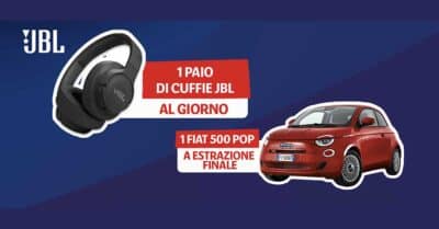 concorso Philadelphia 2026 vinci cuffie JBL TUNE 770NC e Fiat 500 Hybrid acquistando Philadelphia