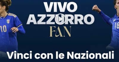 concorso Vivo Azzurro Fan 2 biglietti Nazionale italiana foto contest spin win