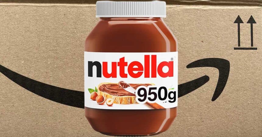 Nutella crema nocciole cacao vasetto 950g offerta Amazon 5,99 euro
