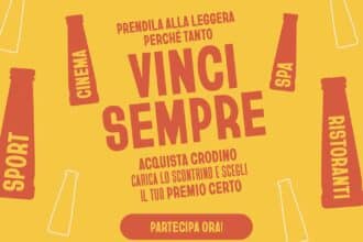 Operazione a premio Crodino Vinci Sempre 2026 massaggio yoga cinema voucher scontrino