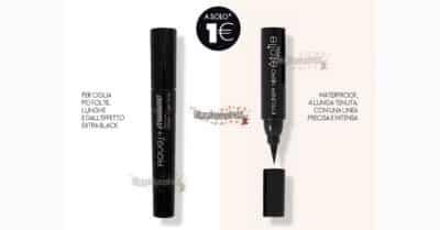Elle ottobre 2026 edicola mascara eyeliner Rougj+ beauty essential 1 euro