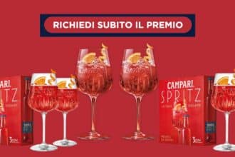 premio certo Campari Spritz calici omaggio acquisto luglio 2026