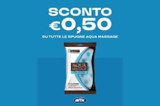 buoni sconto Arix coupon newsletter risparmio spugne Aqua Massage