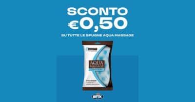 buoni sconto Arix coupon newsletter risparmio spugne Aqua Massage
