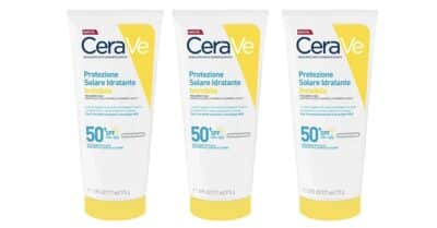 campione omaggio CeraVe protezione solare idratante invisibile SPF50+ ceramidi