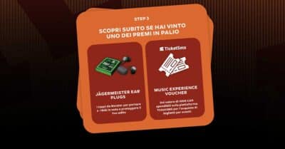 concorso Jägermeister Music Edition 2026 vinci tappi orecchie voucher concerti