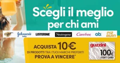 concorso Kenvue Scegli il meglio per chi ami 2026 Gift Card Guzzini 100 euro instant win