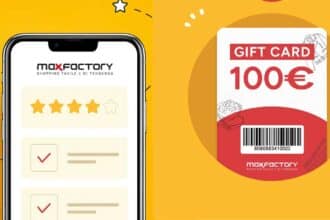 concorso Max Factory Il tuo parere vale gift card 100 euro instant win 2026