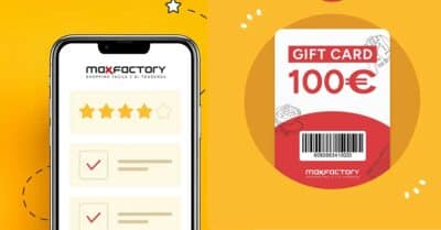 concorso Max Factory Il tuo parere vale gift card 100 euro instant win 2026