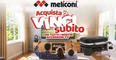 concorso Meliconi Acquista e Vinci BBQ Weber Lumin in palio ogni settimana 2026
