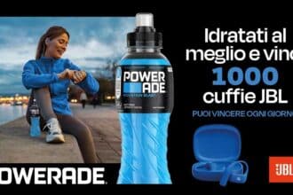concorso Powerade Corri e vinci cuffie JBL Endurance app Coca-Cola instant win 2026
