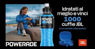 concorso Powerade Corri e vinci cuffie JBL Endurance app Coca-Cola instant win 2026