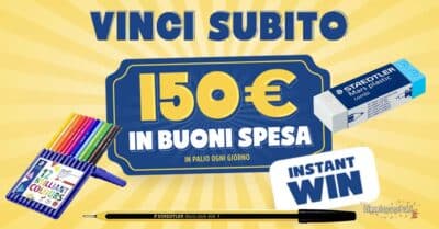 concorso Staedtler Back to School 2026 gift card 150 euro cancelleria scolastica