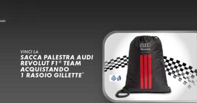 concorso Gillette Vinci la Sacca instant win rasoio sistema 2026