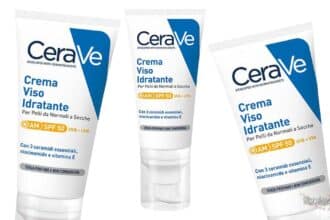 campione omaggio CeraVe Crema Viso Idratante SPF50 ceramidi acido ialuronico