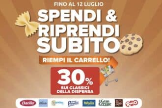 sconto 30% Carrefour Carta PAYBACK prodotti Barilla Mulino Bianco Pan di Stelle 2026