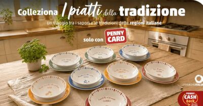 raccolta punti Penny Market I Piatti della Tradizione 2026 piatti regionali macchina pasta PENNYCard