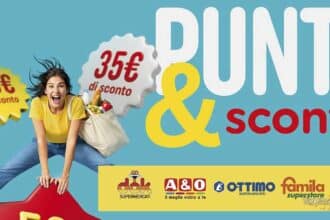 raccolta punti Famila Dok A&O Ottimo sconti immediati spesa fino a 50 euro 2026 2028