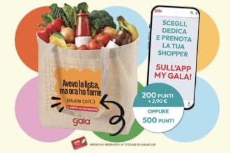 raccolta punti Gala shopper personalizzata cotone riciclato app MyGala 2026