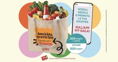 raccolta punti Gala shopper personalizzata cotone riciclato app MyGala 2026