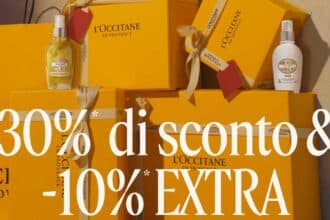 Saldi L'Occitane con sconti fino al 30 per cento e tre campioni omaggio