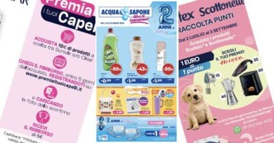 Volantino Acqua e Sapone luglio 2026 cashback concorsi raccolta punti Carta Club