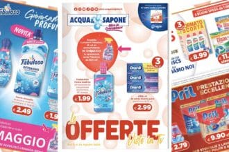 Volantino Acqua e Sapone nazionale: le offerte fino al 29 agosto