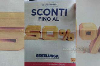Volantino Esselunga dal 13 al 26 agosto 2026