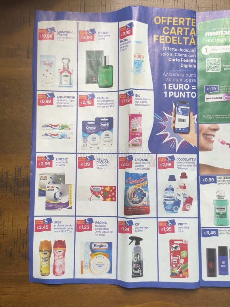 Anteprima Volantino Sirene Blu dal 1° al 23 settembre 2026