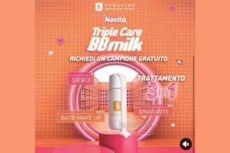 campione gratuito Erborian Triple Care BB Milk siero idratante base makeup